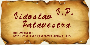 Vidoslav Palavestra vizit kartica
